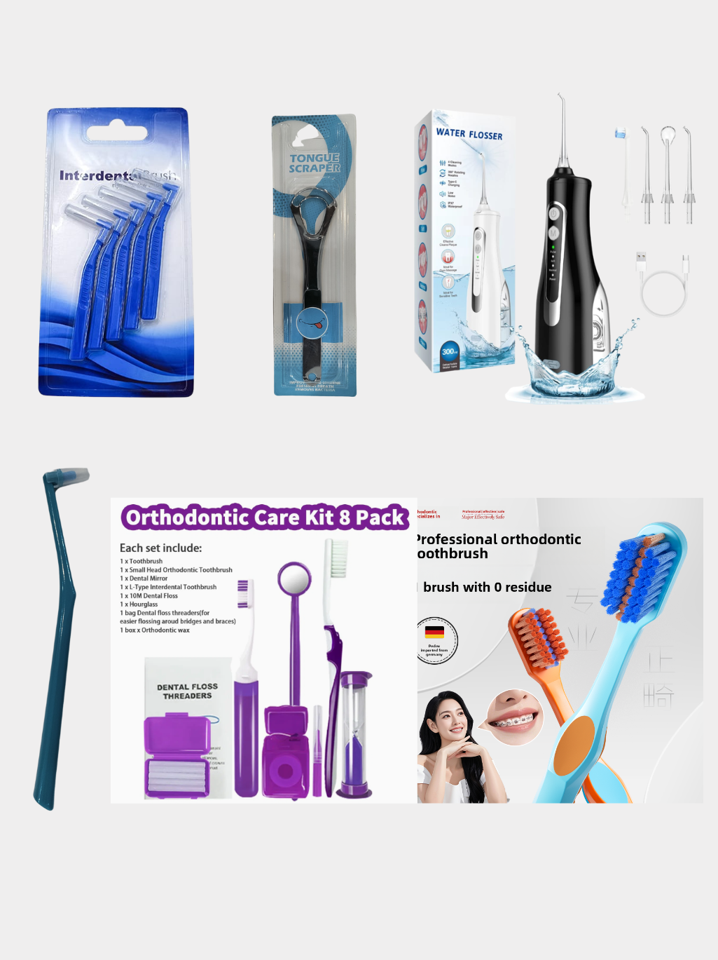 SPARKLE CARE ORTHODONTIC KIT PRO