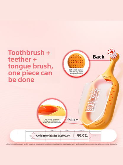 TODDLER TRAINER MANUAL TOOTHBRUSH 0-3 YEARS (SINGLE)