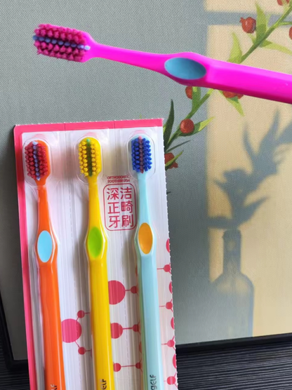 ORTHODONTIC MANUAL TOOTHBRUSH (SINGLE)
