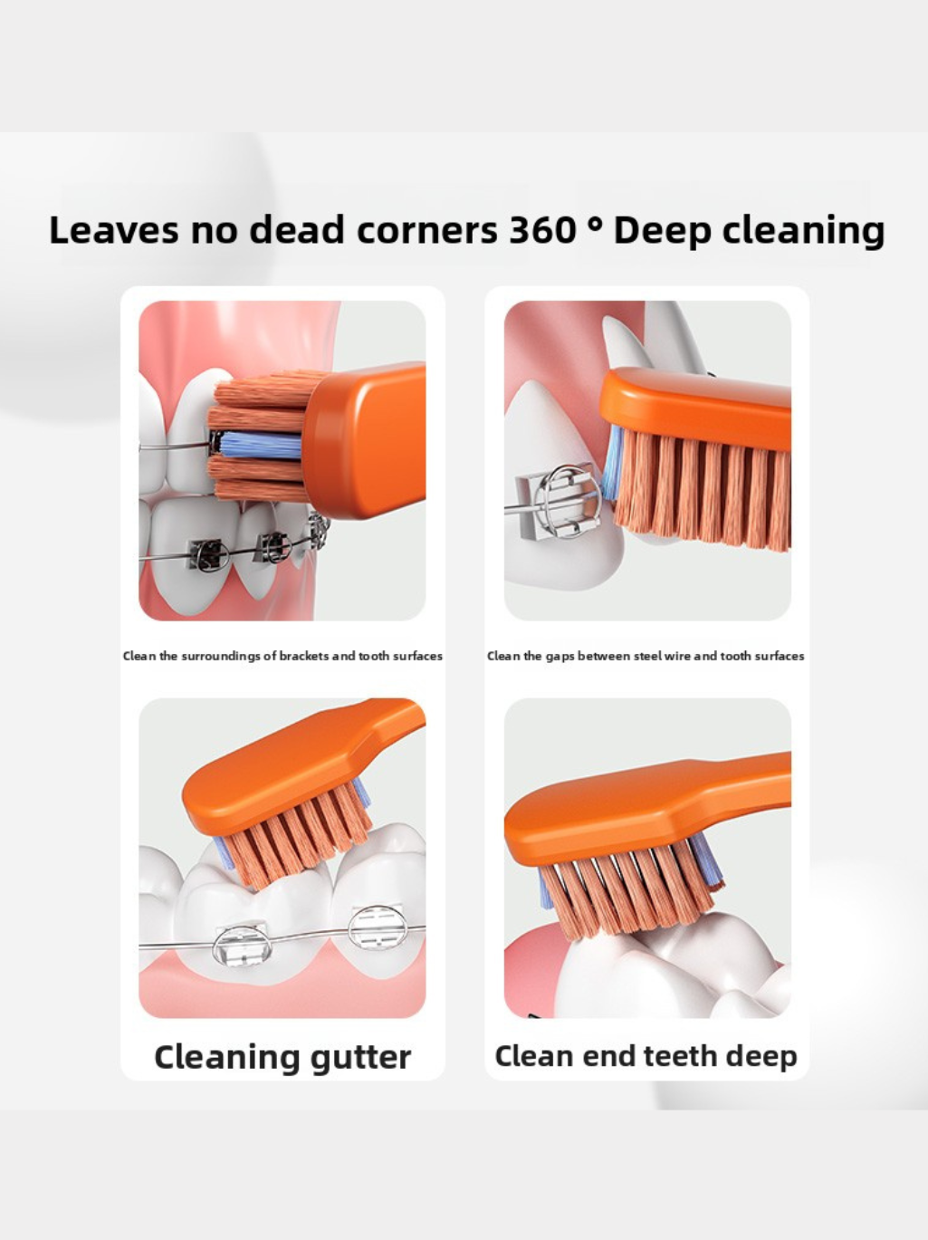 ORTHODONTIC MANUAL TOOTHBRUSH (SINGLE)