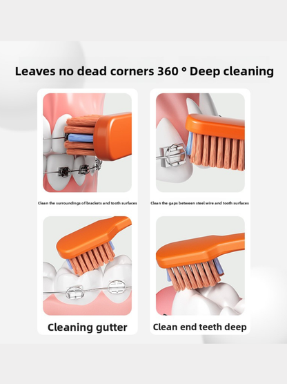 ORTHODONTIC MANUAL TOOTHBRUSH (SINGLE)