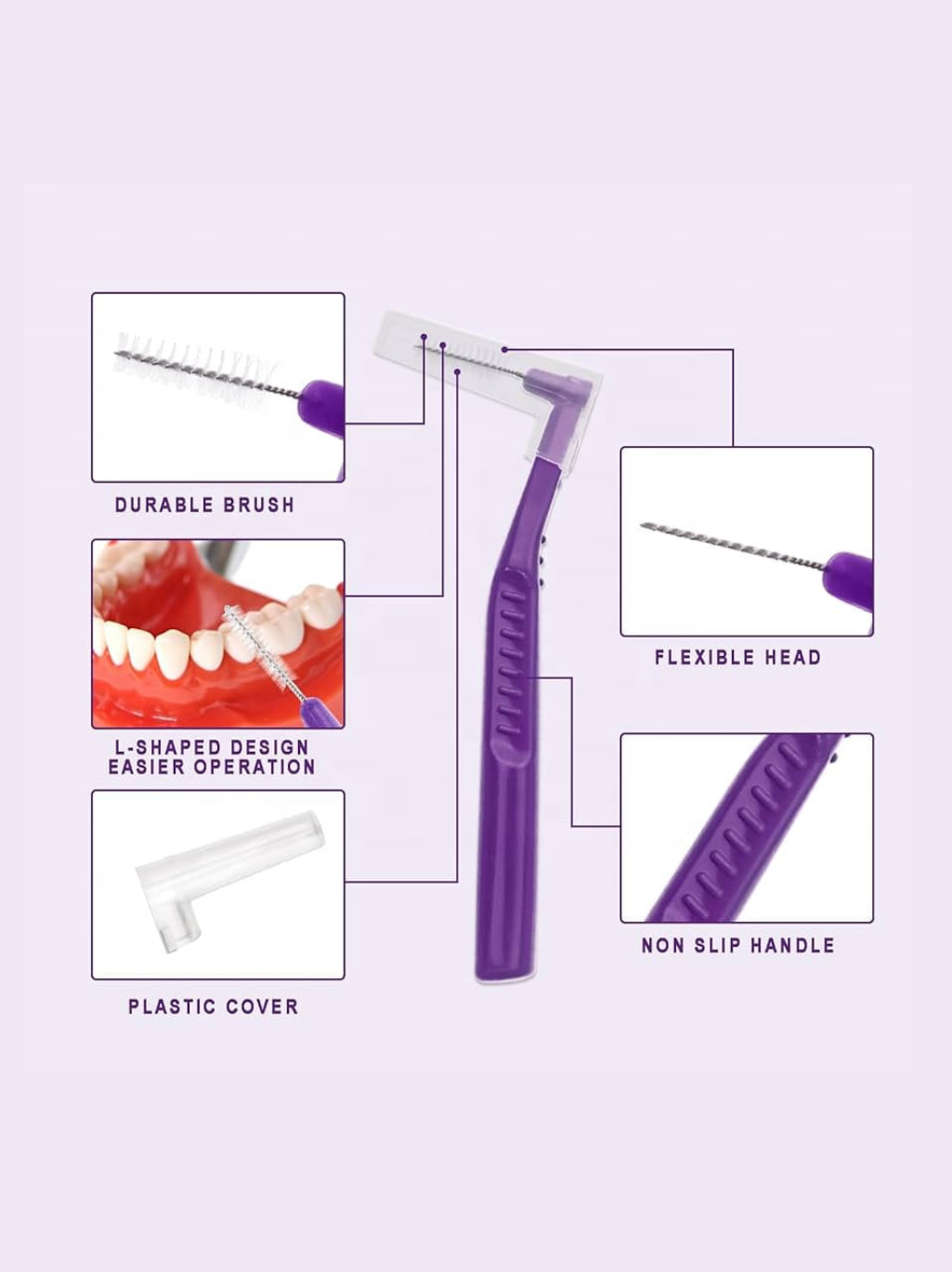 ORTHODONTIC INTERDENTAL BRUSH SET